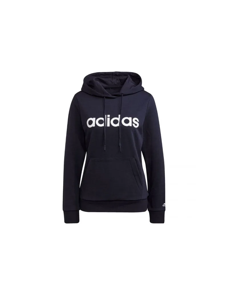 Adidas Essentials Γυναικείο Φούτερ με Κουκούλα Navy Μπλε H07797