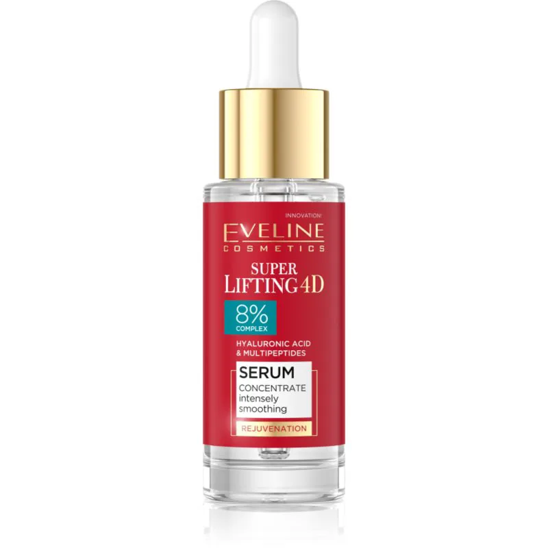 Eveline Cosmetics Super Lifting 4D 8% complex λειαντικός ορός 30 ml