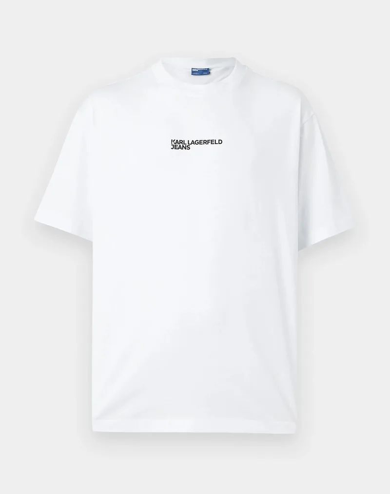 KARL LAGERFELD JEANS KLJ REG BACK FRAME TEE B2M17090-100 White