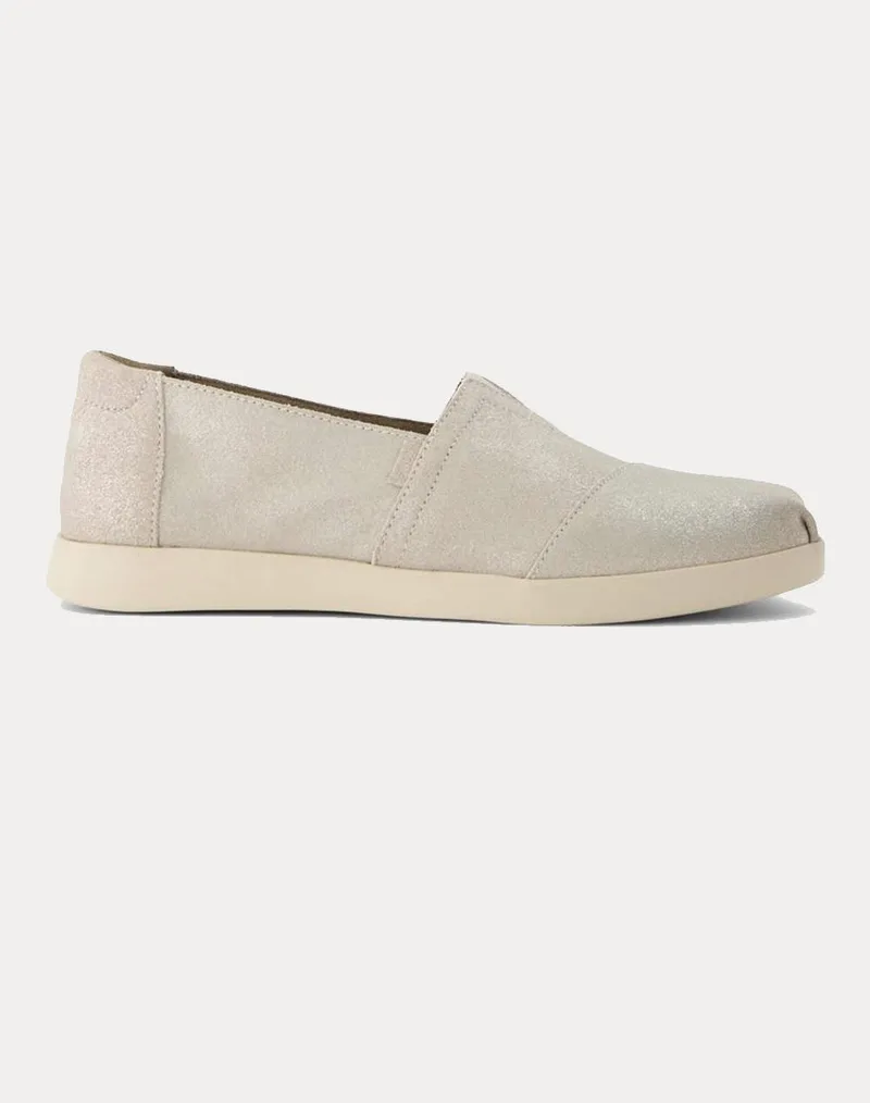 TOMS CHA METALLIC SUEDE WM ALPLUS ESP 10021548-SILVER LightGray