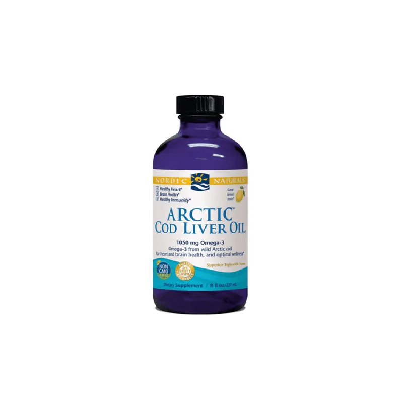 Nordic naturals Arctic Cod Liver Oil lemon 1060mg -237ml