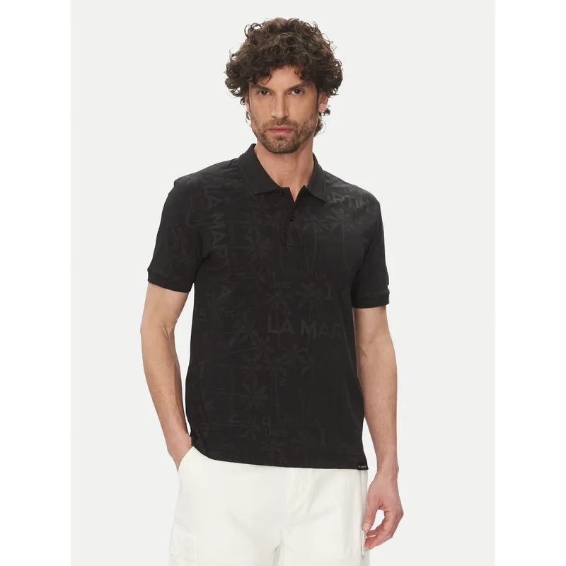 La Martina Polo Allen MAP010 JS402 Μαύρο Regular Fit