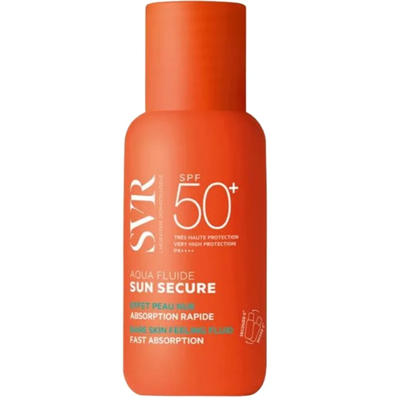 SVR Sun Secure Spf50+ Fast Absorption Aqua Fluide Αντηλιακό Γαλάκτωμα Προσώπου Πολύ Υψηλής Προστασίας Γρήγορης Απορρόφησης 50ml