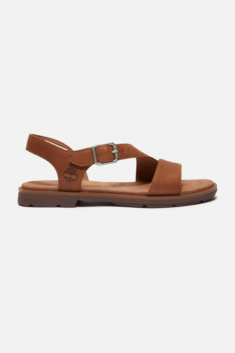 Timberland γυναικεία δερμάτινα σανδάλια "Calista Bay" - TB0A2R2TEM61 Καφέ