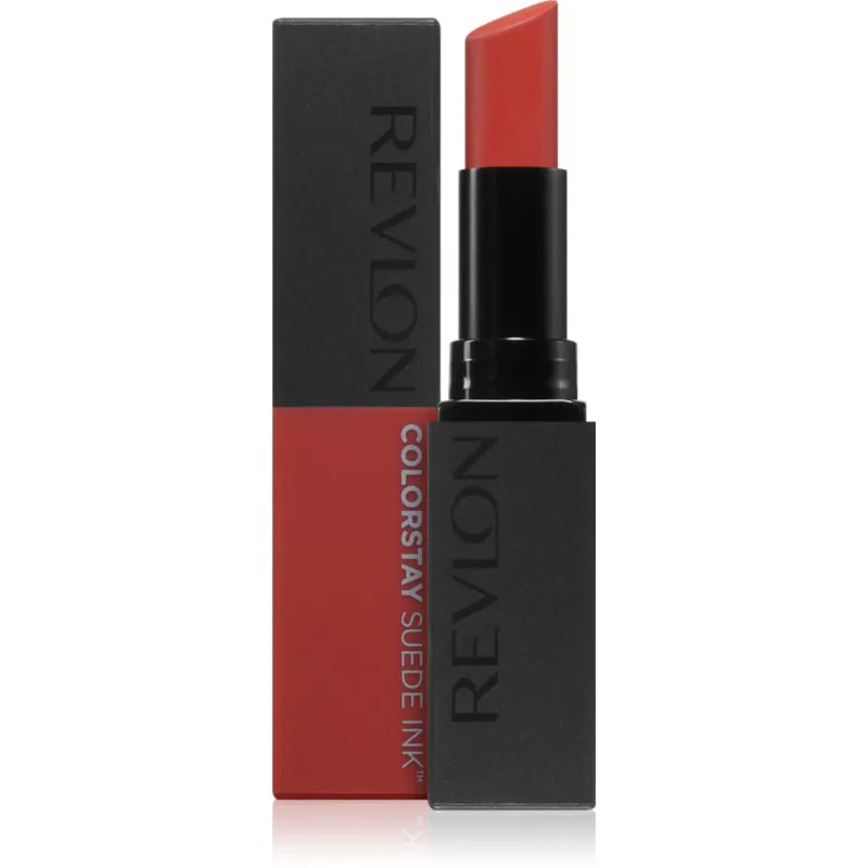 Revlon Cosmetics ColorStay™ Suede Ink ματ κραγιόν απόχρωση 006 In The Money 2.55 γρ