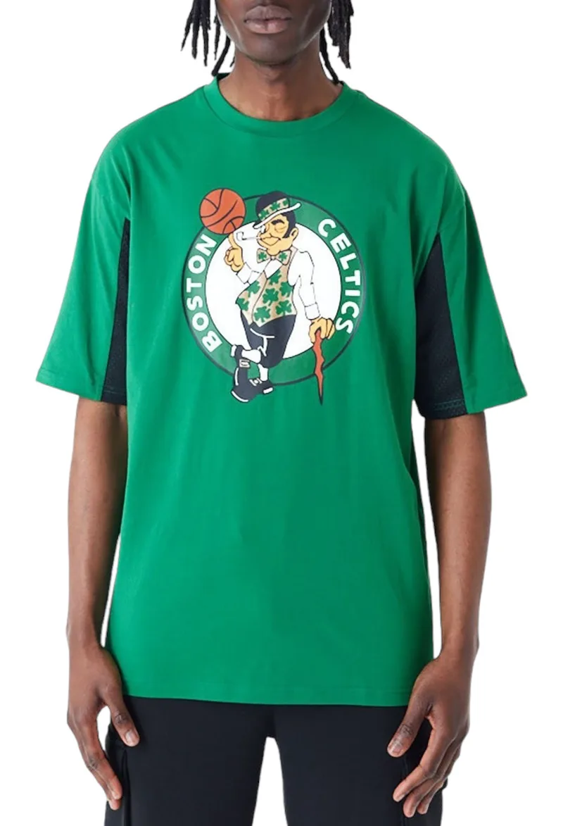Μπλούζα Κοντομάνικη New Era Nba Mesh Panel Os Boscel 60435478-300 Ανδρικό