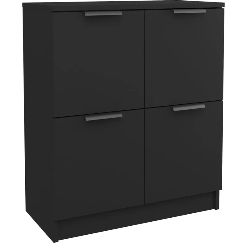 vidaXL Ντουλάπι Μαύρο 60 x 30 x 70 εκ. από Επεξεργασμένο Ξύλο