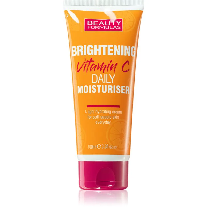 Beauty Formulas Vitamin C ενυδατική κρέμα προσώπου με βιταμίνη C 100 ml