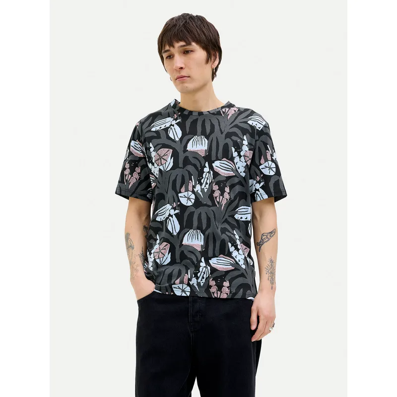 Jack & Jones T-Shirt Almeria 12276912 Μαύρο Regular Fit