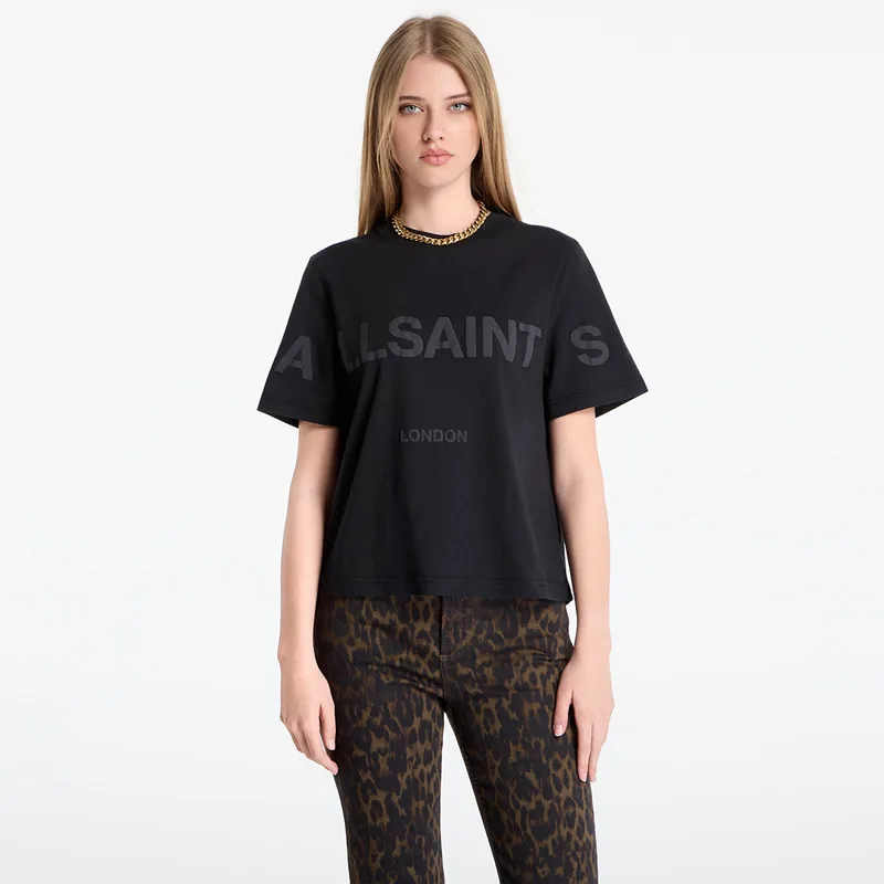 T-shirt AllSaints Lisa Biggy Tee Black L