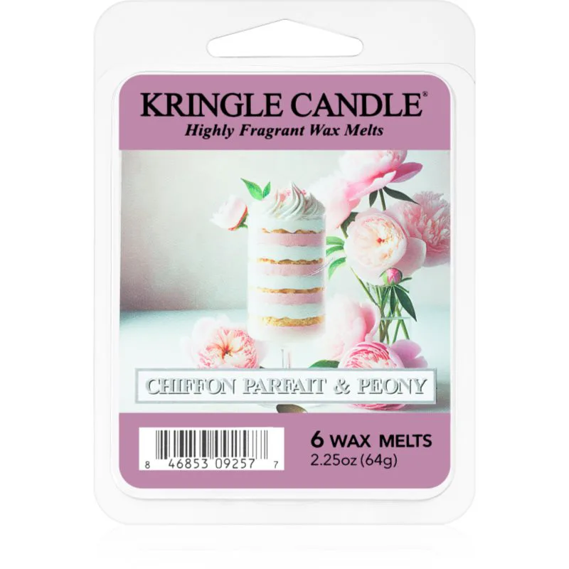 Kringle Candle Chiffon Parfait & Peony κερί για αρωματική λάμπα 64 γρ