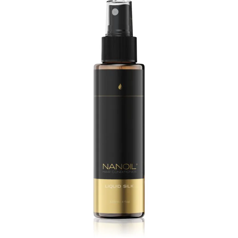 Nanoil Liquid Silk Μαλακτικό χωρίς ξέβγαλμα για τα μαλλιά 125 ml
