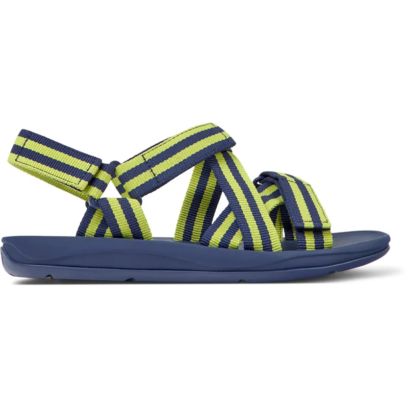 CAMPER Match - Πέδιλα Για Ανδρικα - Μπλε,Πράσινο, Μέγεθος 40, Cotton fabric