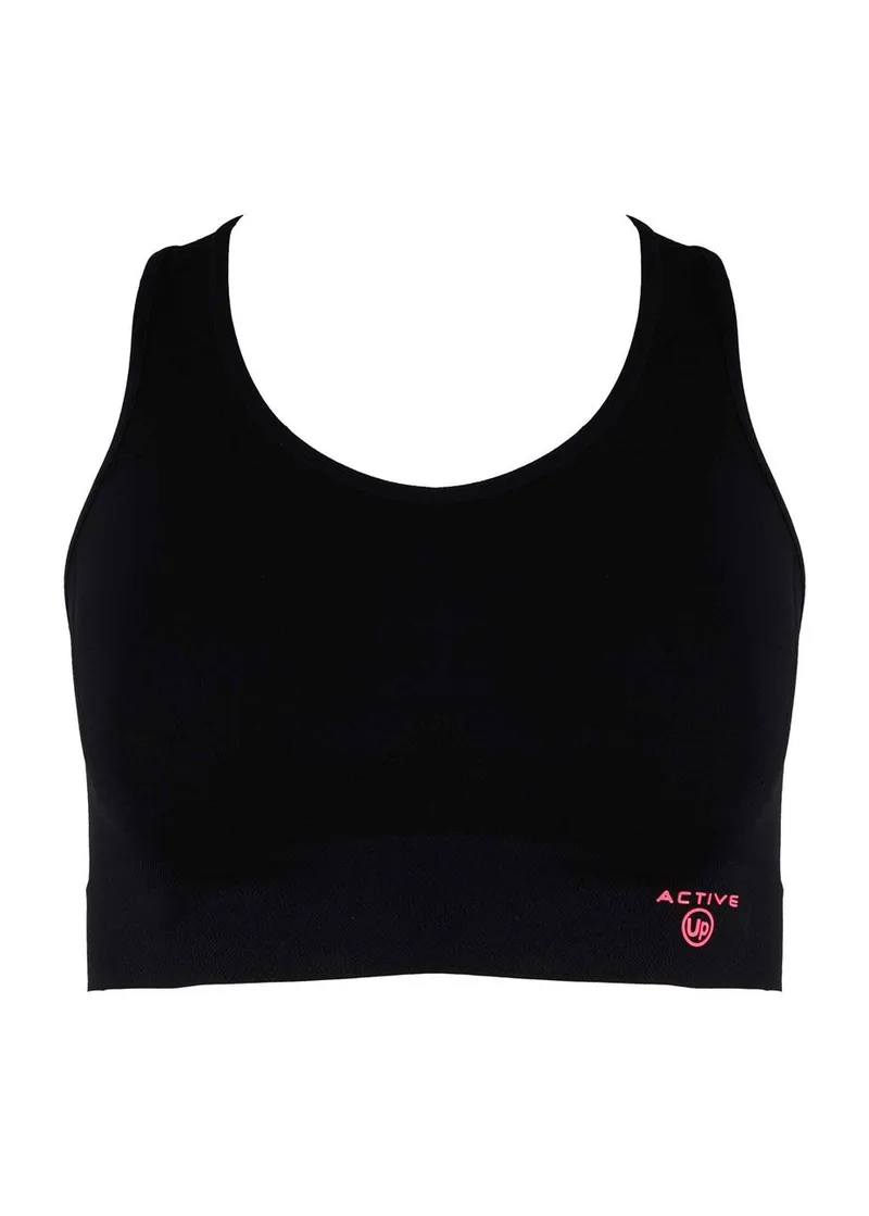 Γυναικείο αθλητικό top. Sports Collection ΜΑΥΡΟ