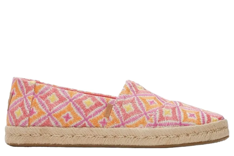Εσπαντρίγες TOMS Alpargata Rope 2.0 10020707-SHELL PINK GEO Γυναικείο