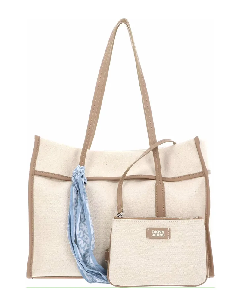 DKNY R61AGP73 DALLAS TOTE HANDBAG DKNY R61AGP73-LZ9 Biege