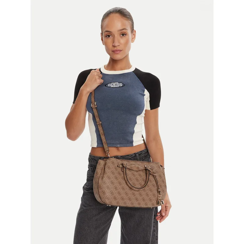 Τσάντα Guess Katya HWSG96 52060 Μπεζ