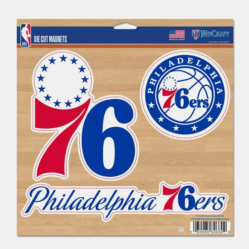 Wincraft Nba Fan Mag 11X11 P 76Ers (9000179134_76372)