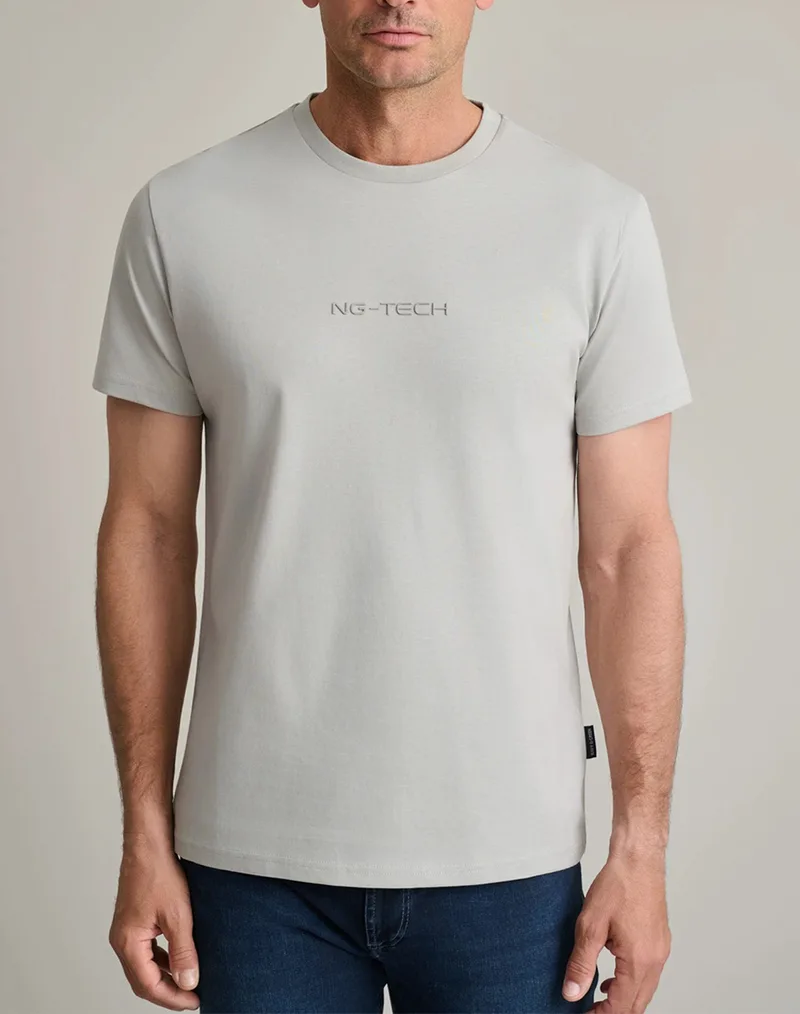 NAVY&GREEN ΜΠΛΟΥΖΑ ΛΑΙΜΟΚΟΨΗ 24MO.023/R-GREY STONE LightGray