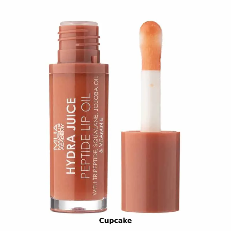 MUA Hydra Juice Peptide Lip Oil Cupcake