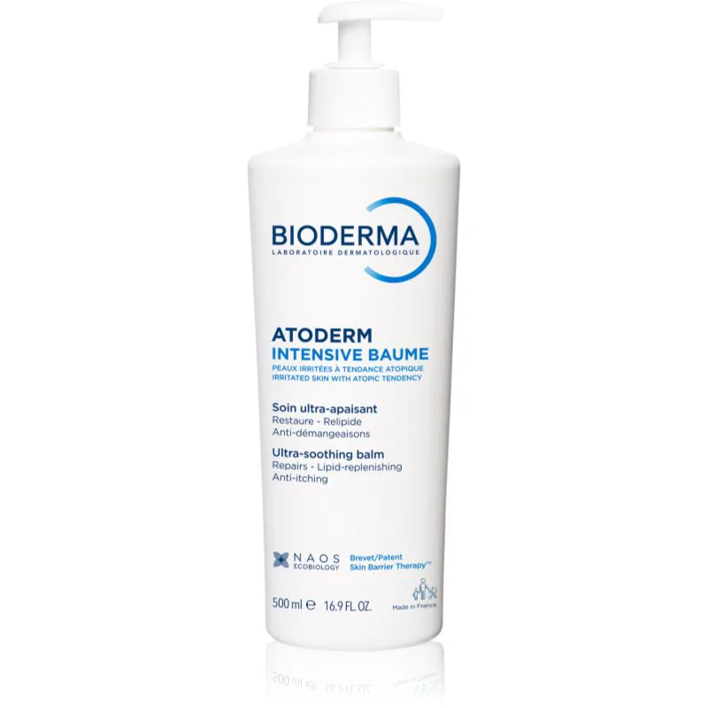 Bioderma Atoderm Intensive Baume εντατικά καταπραϋντικό βάλσαμο για πολύ ξηρό ευαίσθητο και ατοπικό δέρμα 500 ml