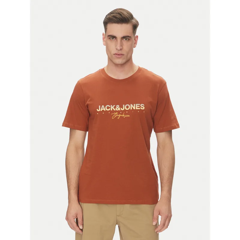 Jack & Jones T-Shirt Canggu 12281809 Κόκκινο Regular Fit