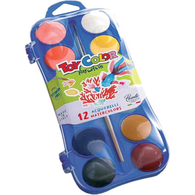 TOY COLOR ΝΕΡΟΧΡΩΜΑΤΑ 12 ΧΡΩΜΑΤΑ
