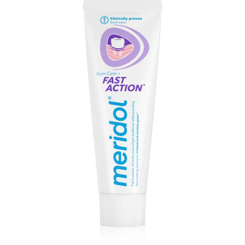 Meridol Fast Action οδοντόκρεμα για προστασία των ούλων για ευαίσθητα δόντια 75 ml