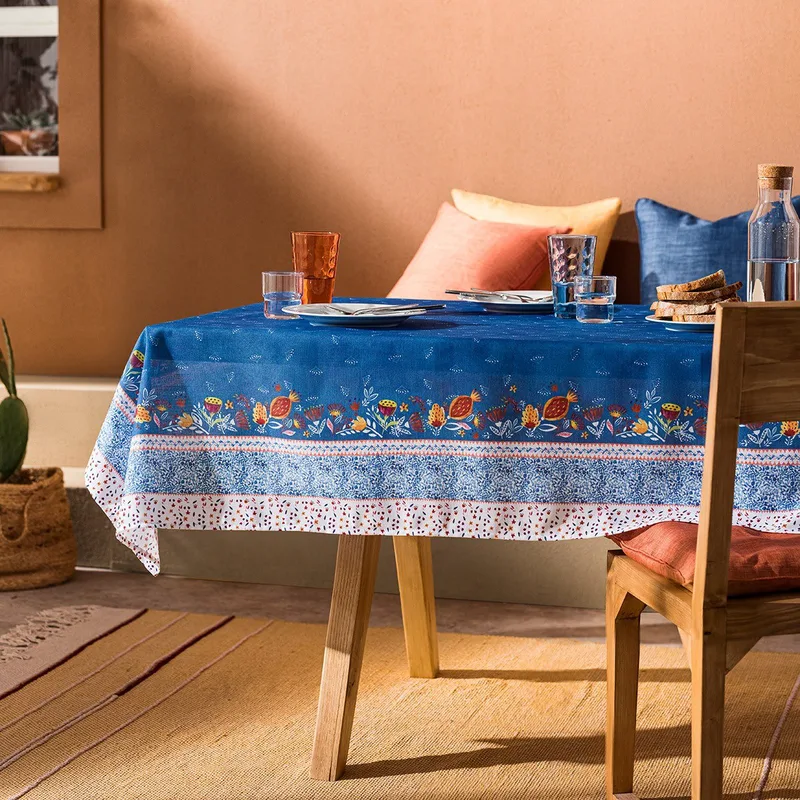 Τραπεζομάντηλο Gofis Home Eris 135x135 Blue Jean 540/09