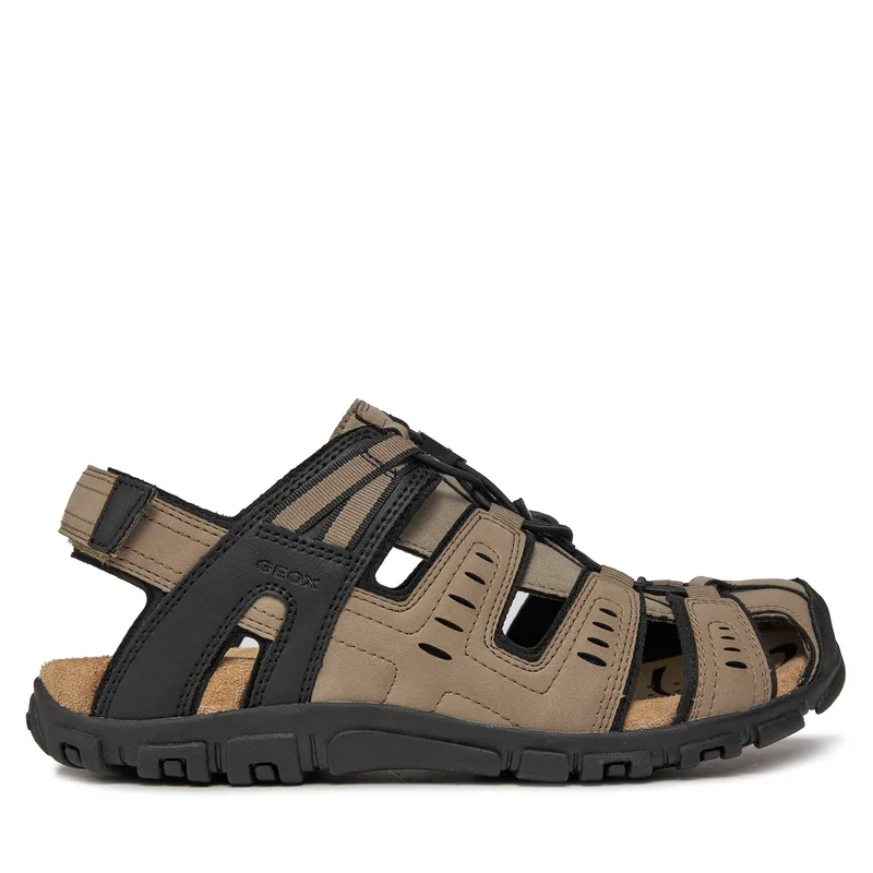 Σανδάλια Geox Uomo Sandal Strada U4524C 000EK C6738 Καφέ
