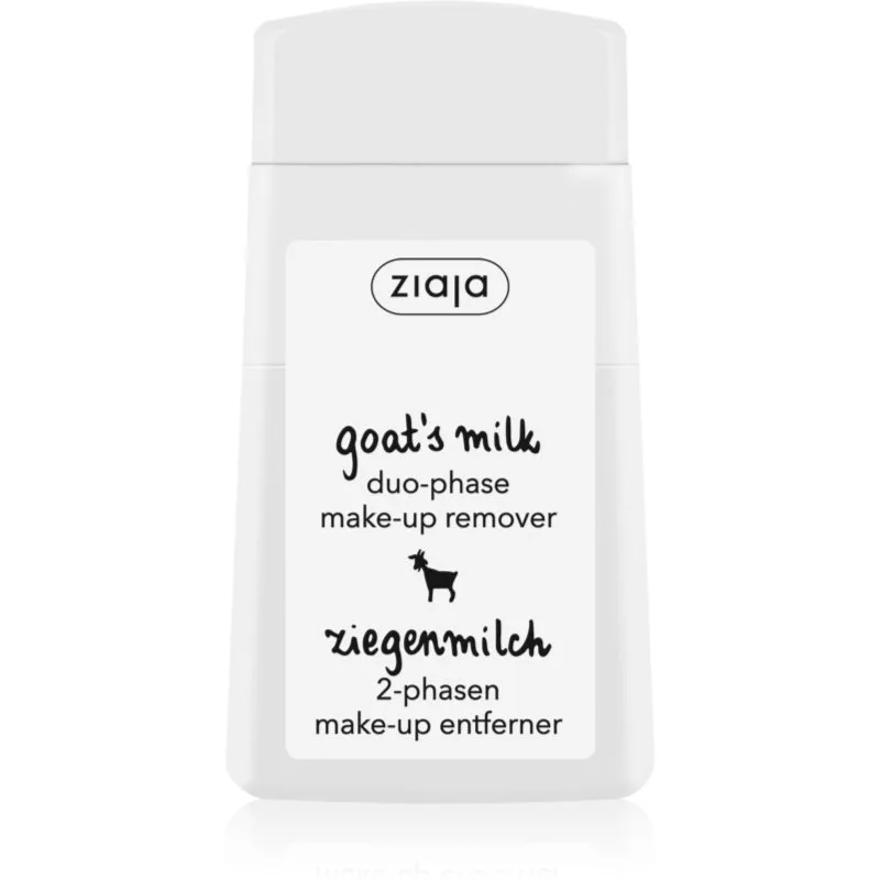 Ziaja Goat's Milk καθαριστική λοσιόν + τόνερ προσώπου 2 σε 1 120 ml