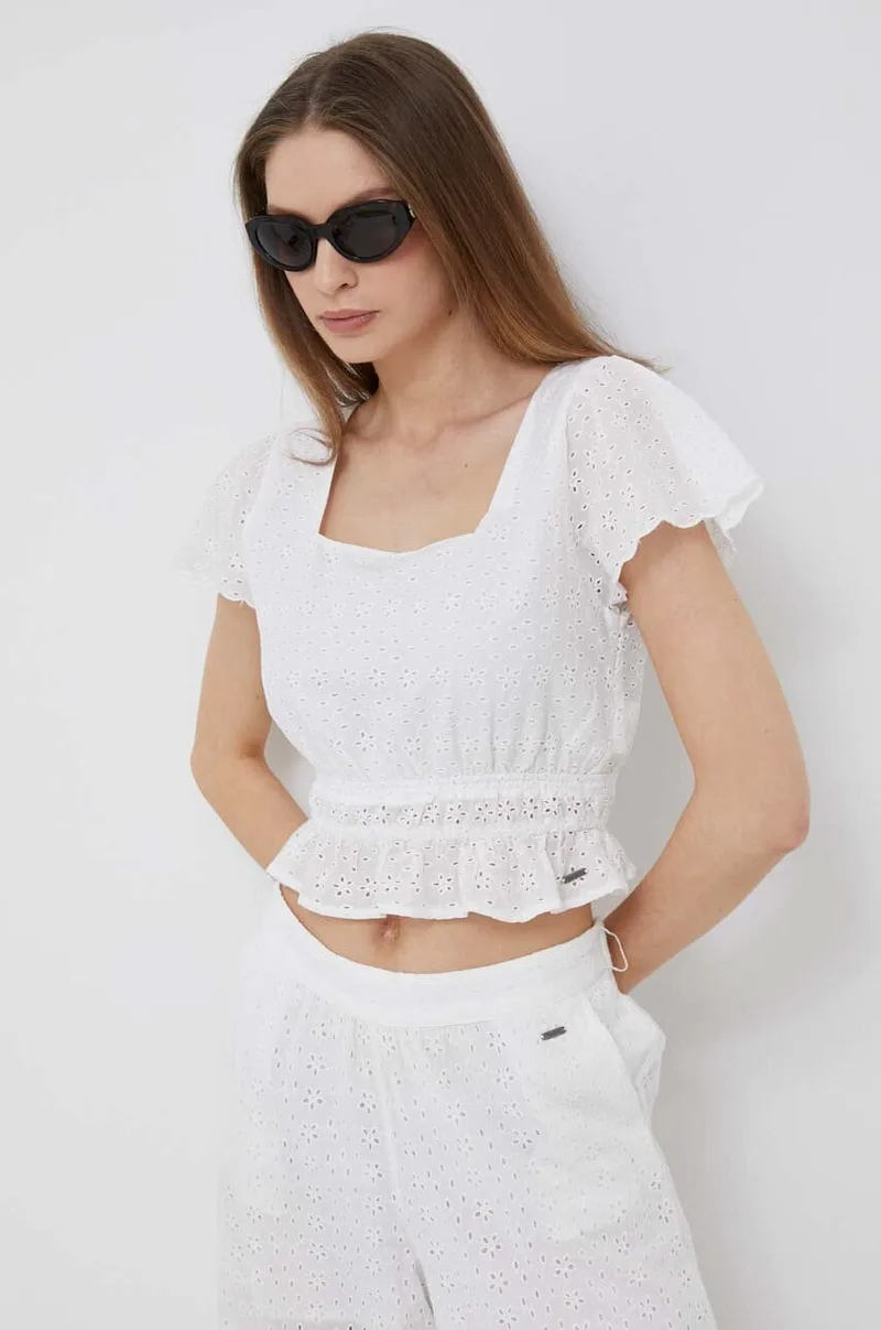 Βαμβακερό Top Pepe Jeans Artemis