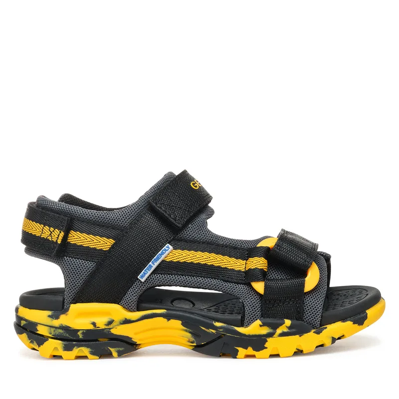 Σανδάλια Geox Jr Borealis J450RE 1411 C0054 M Μαύρο