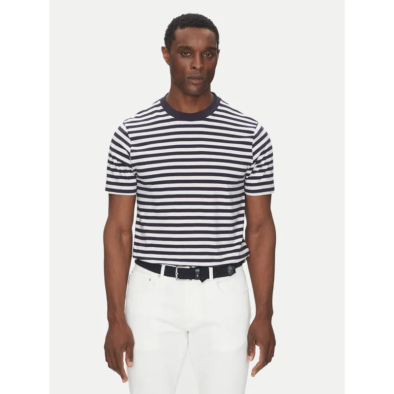 Hechter Paris T-Shirt 75015 151923 Σκούρο μπλε Regular Fit