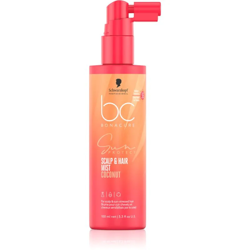 Schwarzkopf Professional BC Bonacure Sun Protect Scalp & Hair Mist προστατευτικό σπρέι για ταλαιπωρημένα μαλλιά και το δέρμα του κεφαλιού SPF 20 100 m