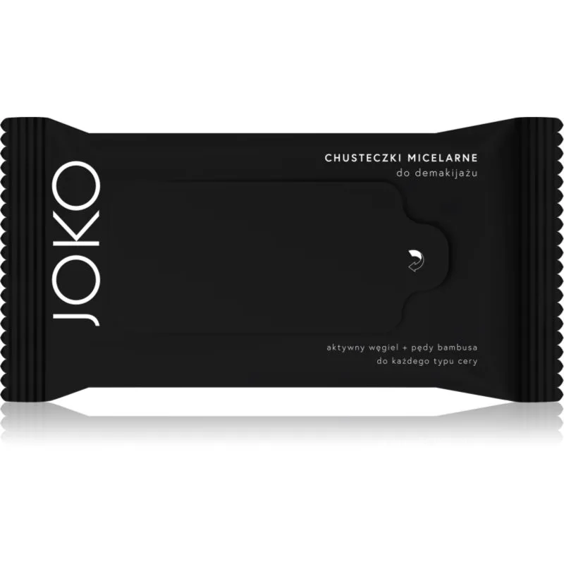 JOKO Micellar Makeup μικυλλιακά μαντηλάκια ντεμακιγιάζ με ενεργό άνθρακα 15 τμχ