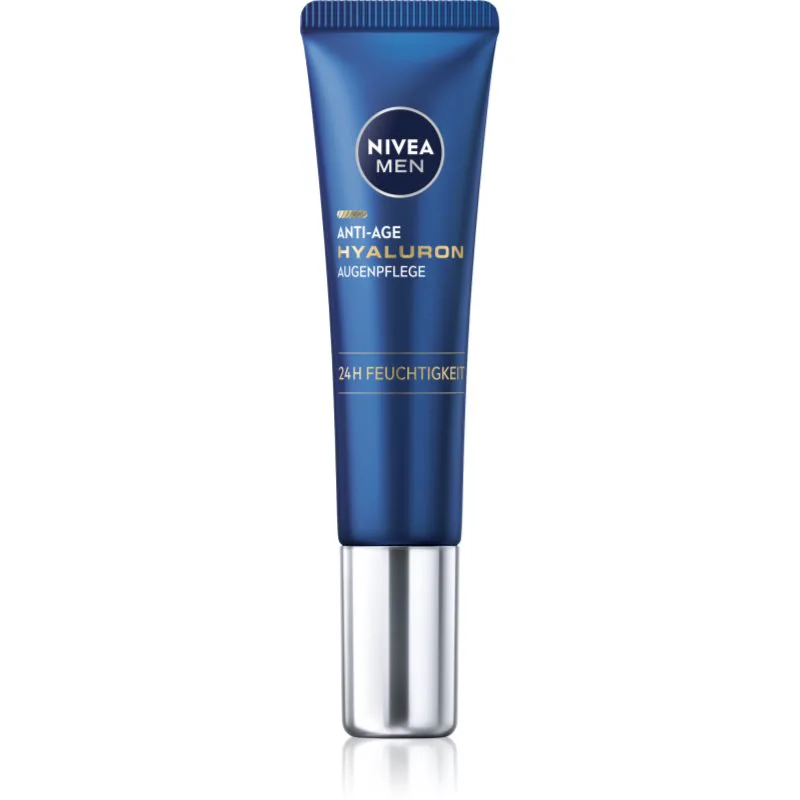 NIVEA MEN Hyaluron κρέμα ματιών κατά του πρηξίματος και των ρυτίδων για άντρες 15 ml