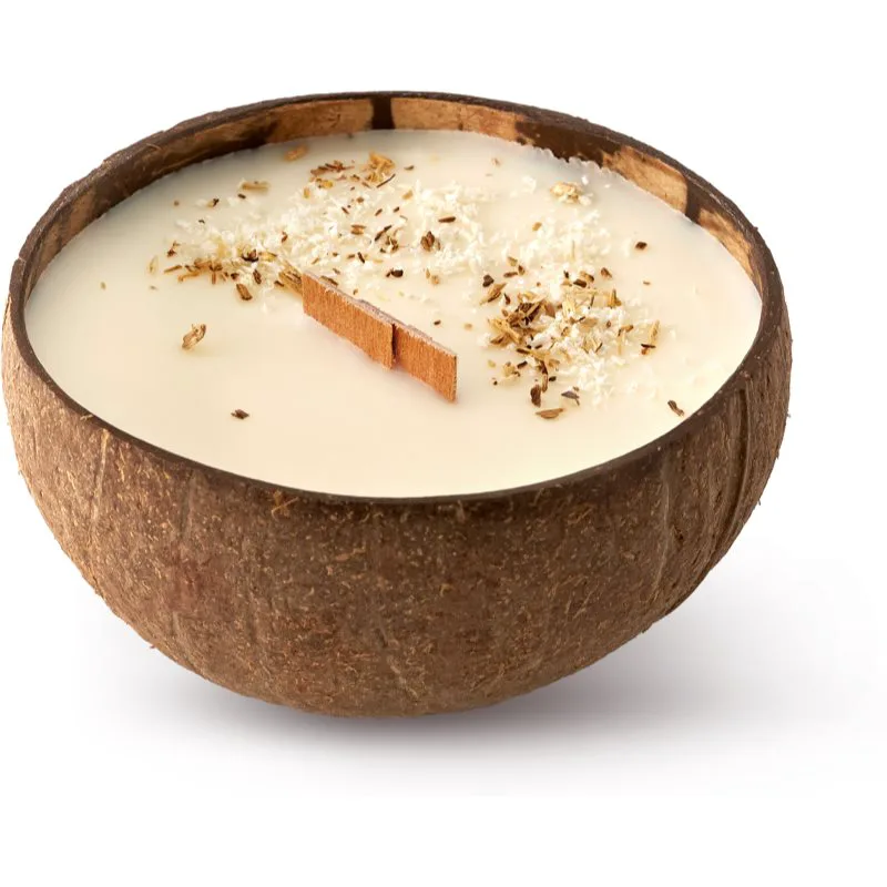 Tropicandle Coconut αρωματικό κερί με ξύλινο φιτίλι 350 μλ