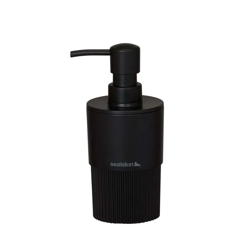 Ντισπένσερ ABS 280ml-7,5x7,5x17,2εκ. Brave Black Sealskin 800013 (Υλικό: ABS, Χρώμα: Μαύρο) - sealskin - sl-800013