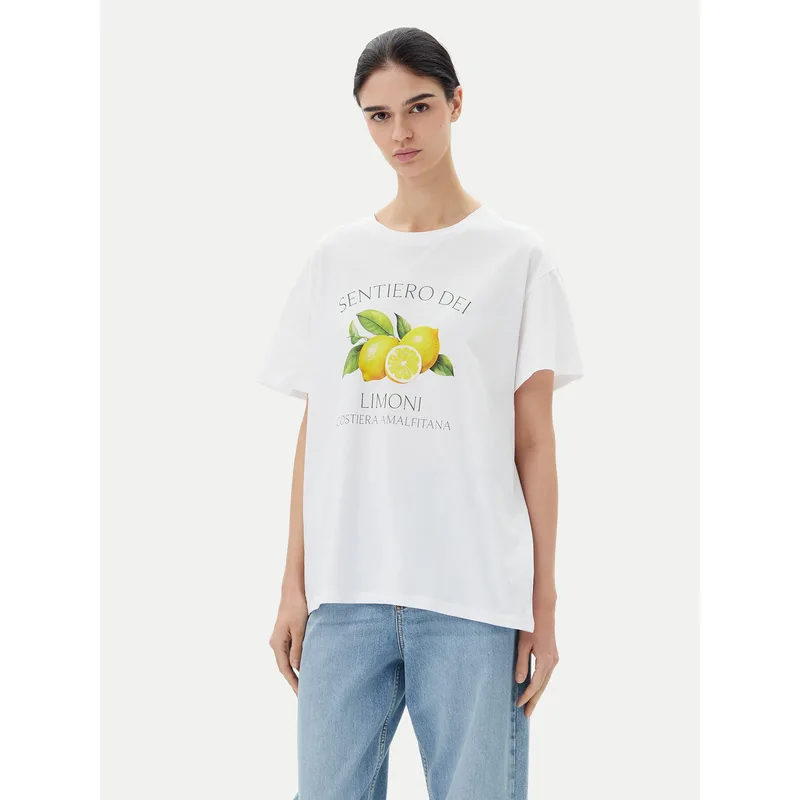 Pieces T-Shirt Thea 17157114 Λευκό Standard Fit