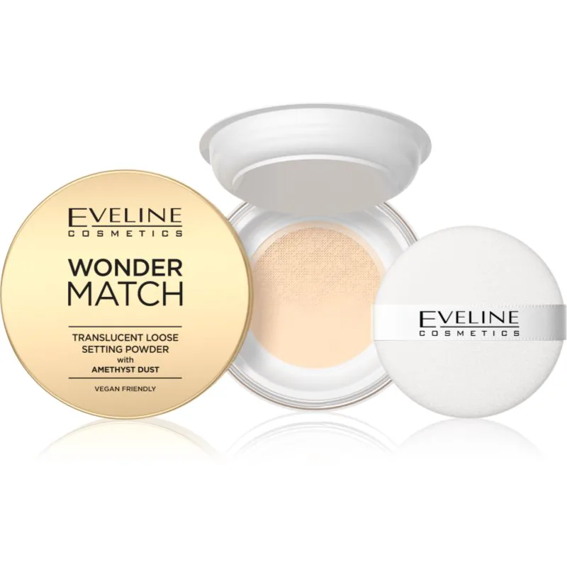 Eveline Cosmetics Wonder Match διαφανής σταθεροποιητική πούδρα 6 γρ