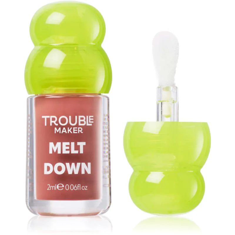 Trouble Maker Melt Down Lip Oil Έλαιο για τα χείλη απόχρωση Slip n Slide Nude 3 ml
