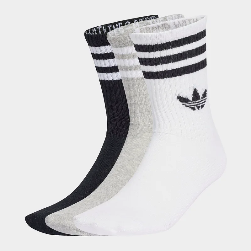 adidas Originals 3-Stripes Crew 3-Pack Unisex Κάλτσες (9000236474_15091)