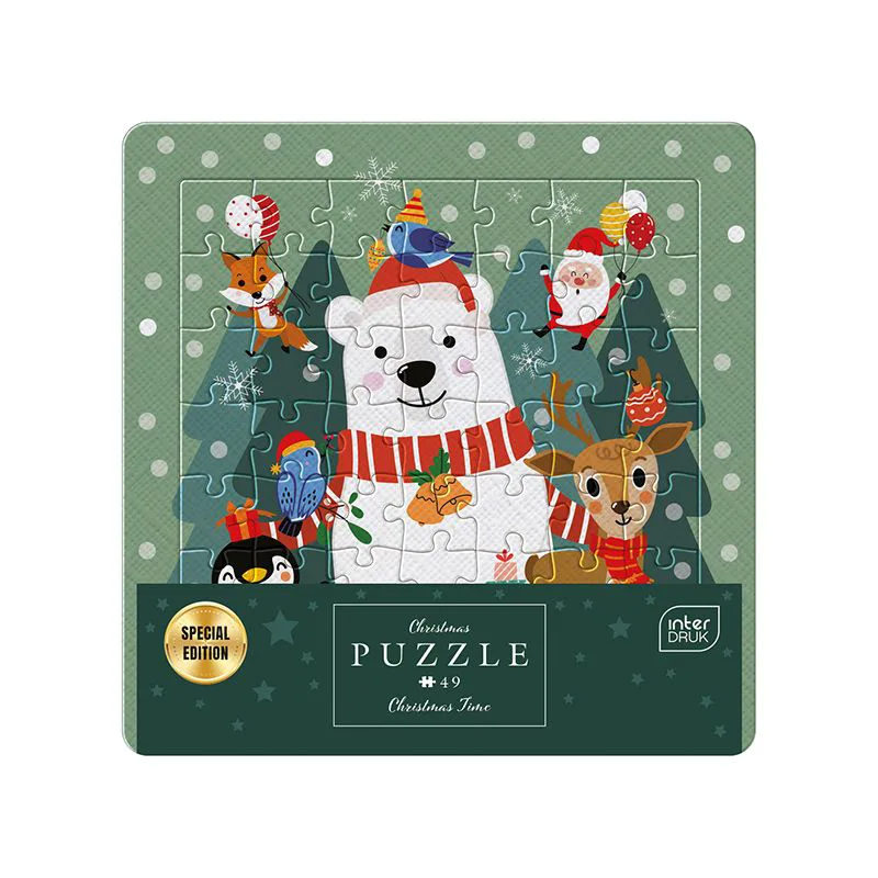 Παζλ Interdruk Xmas Frame - Christmas Time (49 τμχ.)