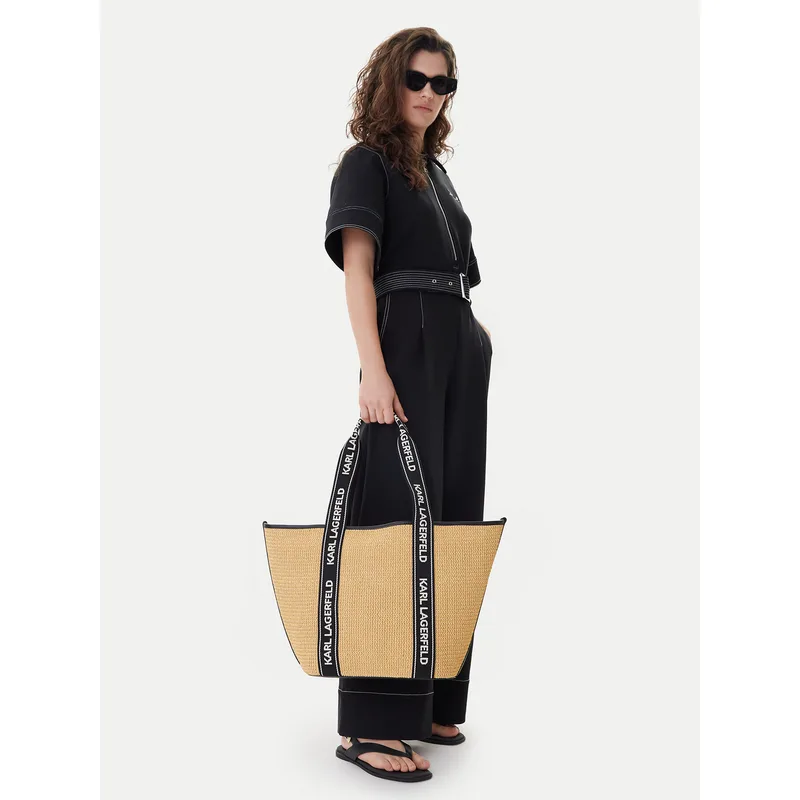 Τσάντα KARL LAGERFELD A1W46074 Μπεζ