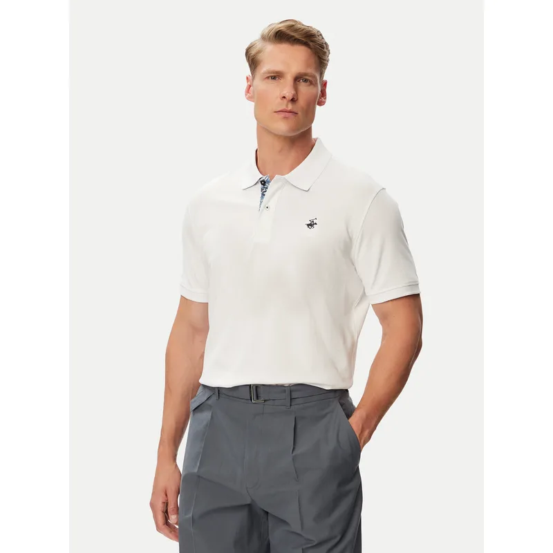 Beverly Hills Polo Club Polo P-SS26M-P450106 Λευκό Regular Fit