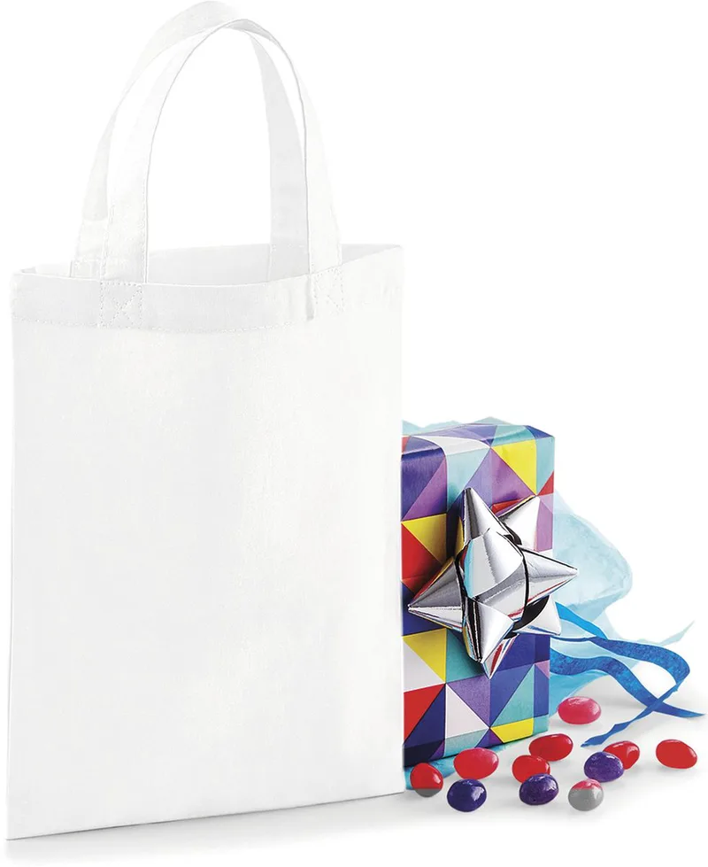 Τσάντα Shopping W103 Westford Mill 100% Βαμβάκι 19x25cm White