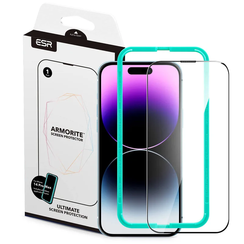 ESR Armorite Ultra-Tough Tempered Glass iPhone 14 Pro (With Easy Installation Frame)
