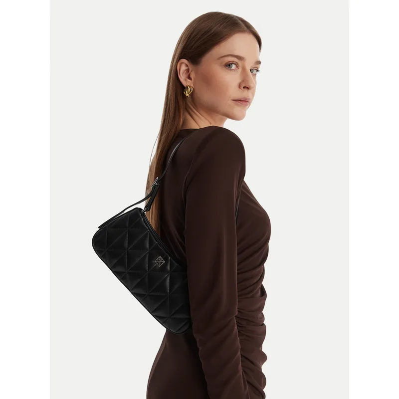 Τσάντα Calvin Klein Quilted Small Shoulder Bag LV04F3327G Μαύρο