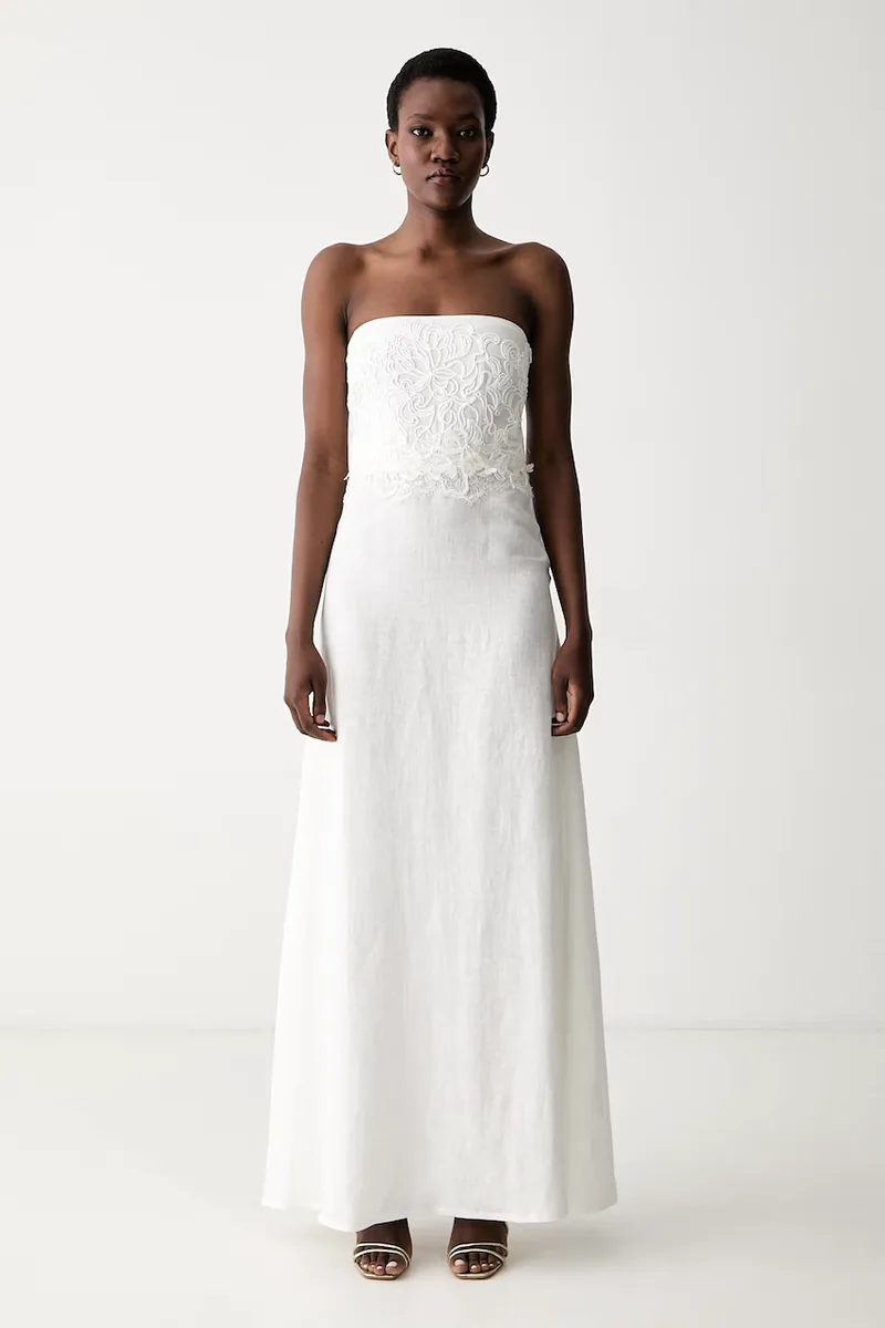 Ermanno Scervino LIFE φόρεμα λινό